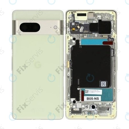 Google Pixel 7 GVU6C GQML3 - Zadný Housing (Lemongrass) - G949-00331-01 Genuine Service Pack