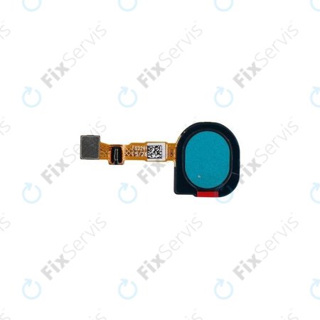 Samsung Galaxy M11 M115F - Senzor Odtlačku Prsta + Flex Kábel (Metallic Blue) - GH81-18751A Genuine Service Pack