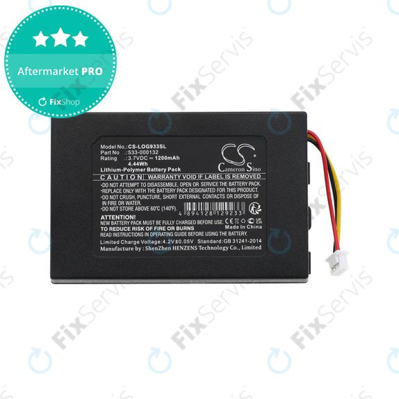 Batéria pre Logitech G533, G933, 1200mAh, Li-Pol, 3.7V, 533-000132, HQ