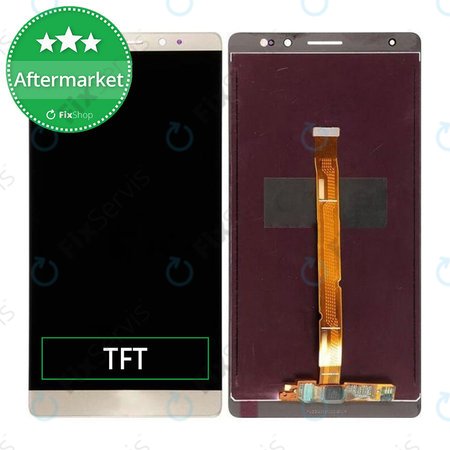 Huawei Mate 8 - LCD Displej + Dotykové Sklo (Gold) TFT