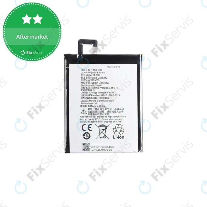 Lenovo VIBE S1 Lite - Batéria BL260 2800mAh