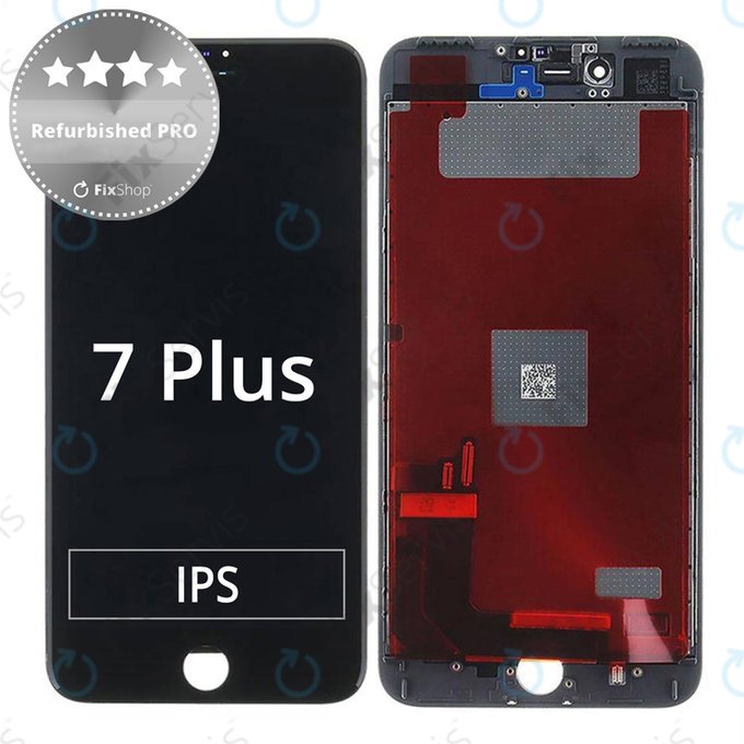 Apple iPhone 7 Plus - LCD Displej + Dotykové Sklo + Rám (Black) Refurbished PRO