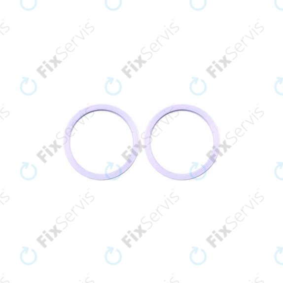 Apple iPhone 11, 12, 12 Mini - Rám Sklíčka Zadnej Kamery (Purple) - 2ks