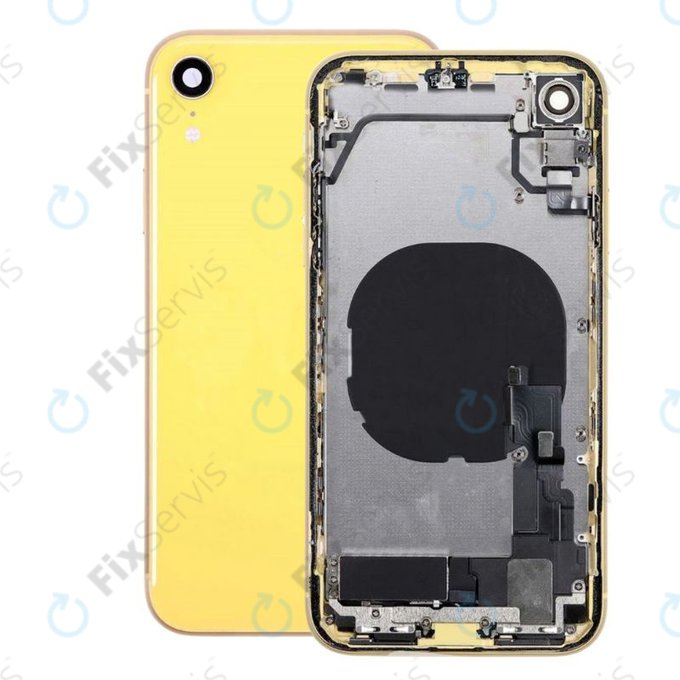 Apple iPhone XR - Zadný Housing s Malými Dielmi (Yellow)