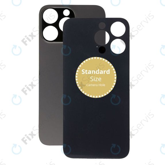 Apple iPhone 14 Pro Max - Sklo Zadného Housingu (Space Black)