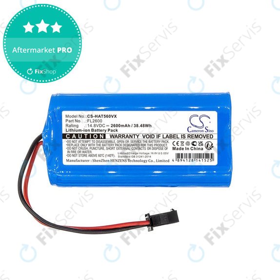 Batéria pre Eufy Robovac 11, Haier TAB T550, Haier TAB560, 2600mAh, Li-Ion, 14.8V, FL2600, HQ