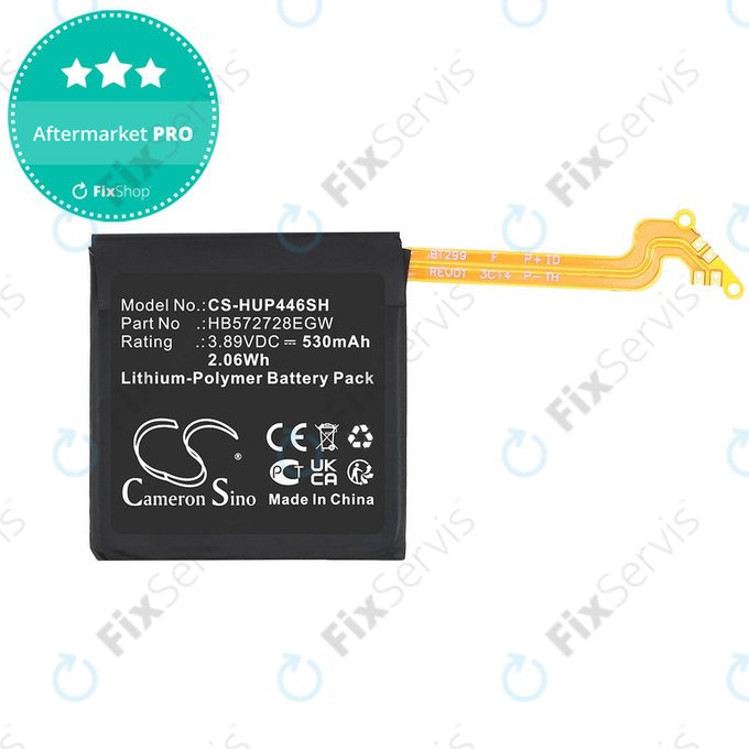 Batéria pre Huawei Watch GT4 46mm, 530mAh, Li-Pol, 3.89V, HB572728EGW, HQ