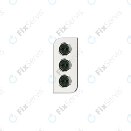Samsung Galaxy S21 G991B - Rám Sklíčka Zadnej Kamery (Phantom White) - GH98-46110C Genuine Service Pack