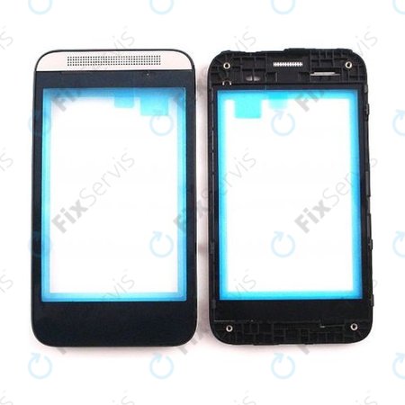 HTC Desire 200 - Predný Rám (Silver) - 74H02479-00M