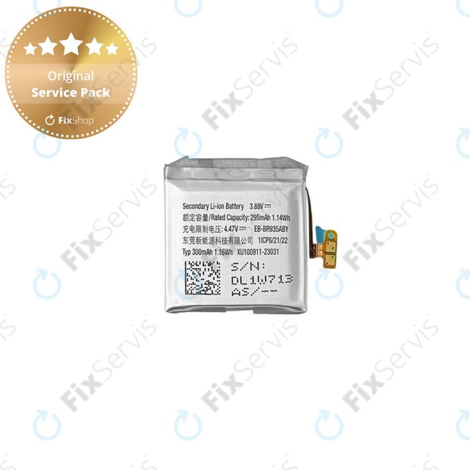 Samsung Galaxy Watch 6 40mm R930, R935, Watch 7 40mm L300, L305 - Batéria EB-BR935ABY 300mAh - GH43-05156A Genuine Service Pack