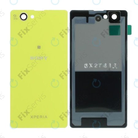 Sony Xperia Z1 Compact - Batériový Kryt bez NFC (Citrónová) - 1276-8475 OEM