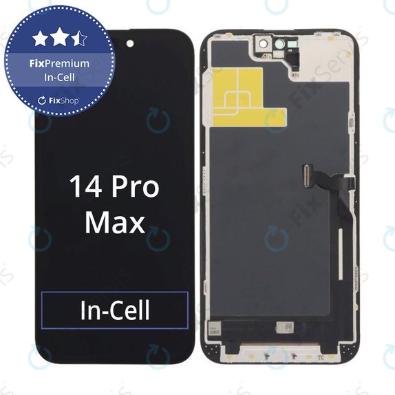 Displej In-Cell FHD pre iPhone 14 Pro Max, Dotykové sklo s rámom, FixPremium