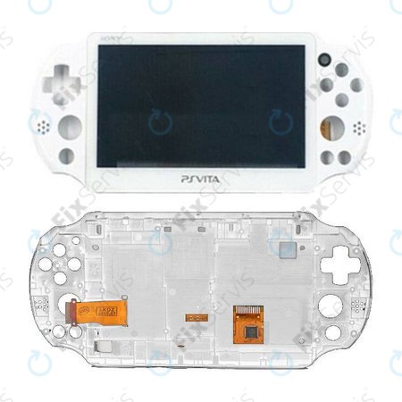 Sony Playstation Vita 2000 - LCD Displej + Dotykové Sklo (Biela)
