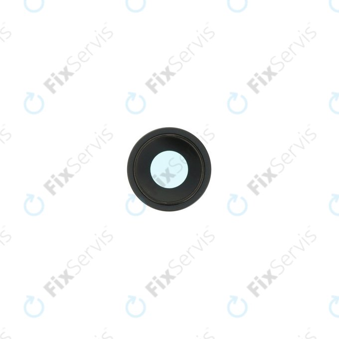 Apple iPhone 15, 15 Plus - Sklíčko Zadnej Kamery s Rámom (Black)