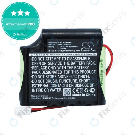 Batéria pre Cefarm Rehab 4, Stimulator Globus Mystim, 2000mAh, Ni-MH, 7.2V, BATT/110466, HQ