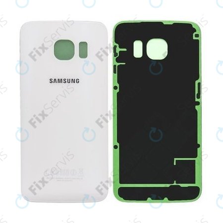 Samsung Galaxy S6 Edge G925F - Batériový Kryt (White Pearl) - GH82-09602B Genuine Service Pack