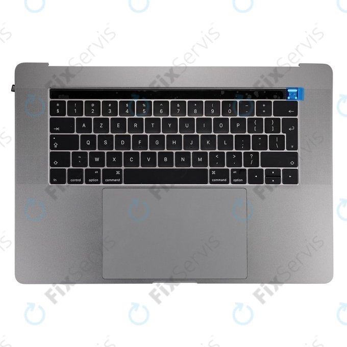 Apple MacBook Pro 15" A1707 (Late 2016 - Mid 2017) - Horný Rám Klávesnice + Klávesnica UK + Mikrofón + Trackpad + Reproduktory (Space Gray)