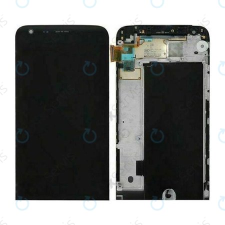 LG G5 H850 - LCD Displej + Dotykové Sklo + Rám (Čierna) - ACQ88809161-01