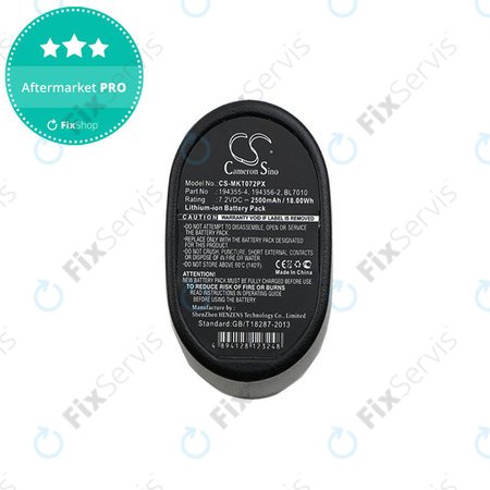 Batéria pre Makita CL070, CL072, DF010, TD020, TD021, TD022, 2500mAh, Li-Ion, 7.2V, 194355-4, HQ