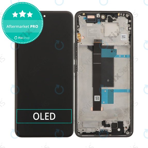 Displej OLED pre Xiaomi Redmi Note 15 Pro 4G, Dotykové sklo s rámom