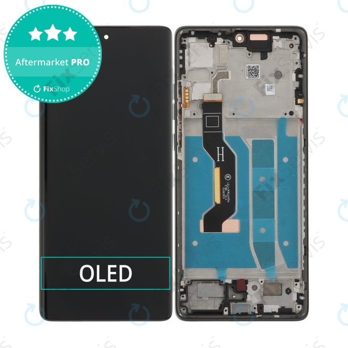 Motorola Moto G85 5G XT2427-3 - LCD Displej + Dotykové Sklo + Rám (Urban Grey) OLED