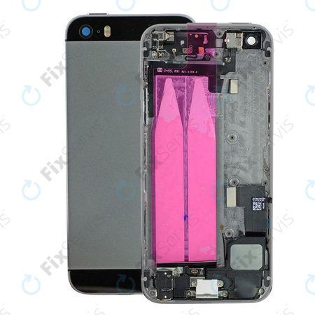 Apple iPhone SE - Zadný Housing s Malými Dielmi (Space Gray)