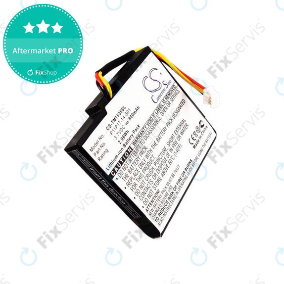 Batéria pre TomTom, 800mAh, Li-Ion, 3.7V, P11P17-14-S01, HQ