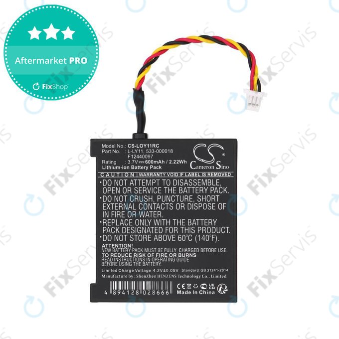 Batéria pre Logitech G930, 600mAh, Li-Ion, 3.7V, L-LY11, HQ