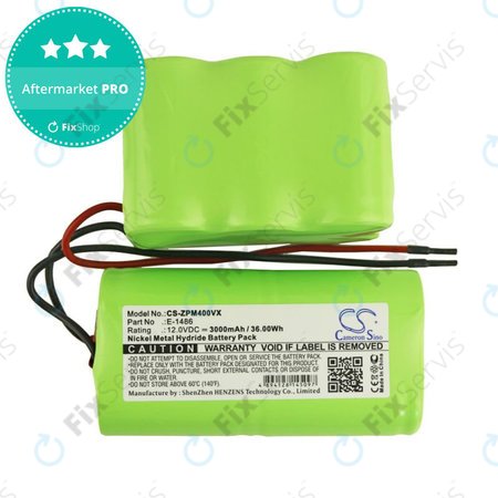 Batéria pre Zepter PWC 400 Turbohandy, 3000mAh, Ni-MH, 12V, E-1486, HQ