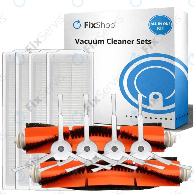 Sada náhradných dielov pre Xiaomi Mi Robot Vacuum Mop 2 Pro, 2 Lite (2x Hlavná kefa, 4x Filter, 4x Bočná kefa)