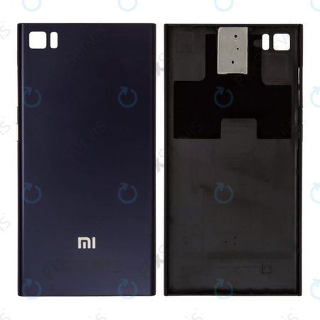 Xiaomi Mi3 - Batériový Kryt (Black)