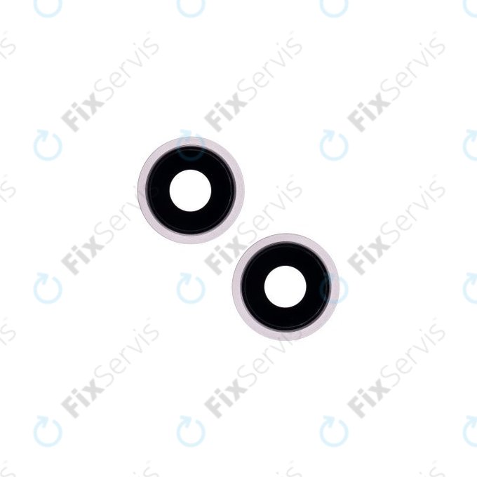 Apple iPhone 13, 13 Mini - Sklíčko Zadnej Kamery s Rámom (Pink) - 2ks