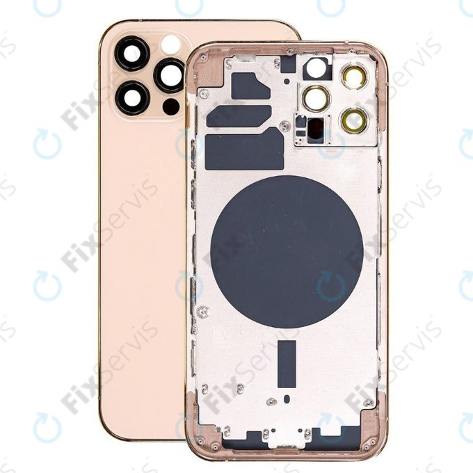 Apple iPhone 12 Pro - Zadný Housing (Gold)