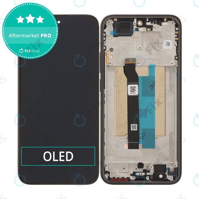 Displej OLED pre Xiaomi Redmi Note 15 Pro 5G, Dotykové sklo s rámom