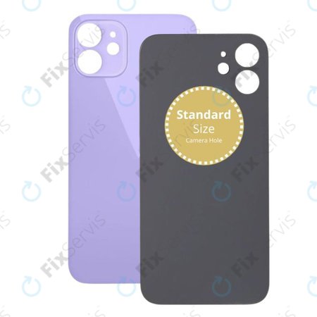 Apple iPhone 12 - Sklo Zadného Housingu (Purple)