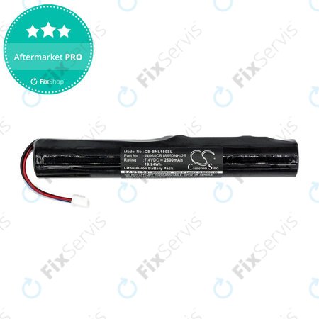 Batéria pre Bang & Olufsen Beolit 15, 17, Beoplay A2, 2600mAh, Li-Ion, 7.4V, J406/ICR18650NH-2S, HQ