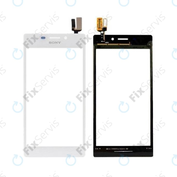 Sony Xperia M2 D2303 S50h - Dotykové Sklo (White)