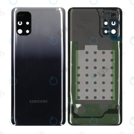 Samsung Galaxy M31s M317F - Batériový Kryt (Mirage Black) - GH82-23284A Genuine Service Pack