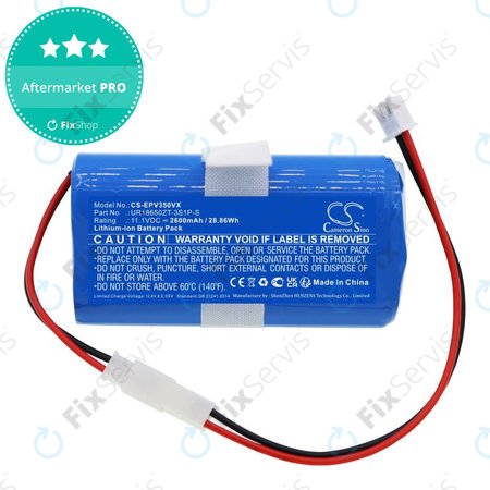 Batéria pre Electropan Ilife V3S, 2600mAh, Li-Ion, 11.1V, UR18650ZT-3S1P-S, HQ