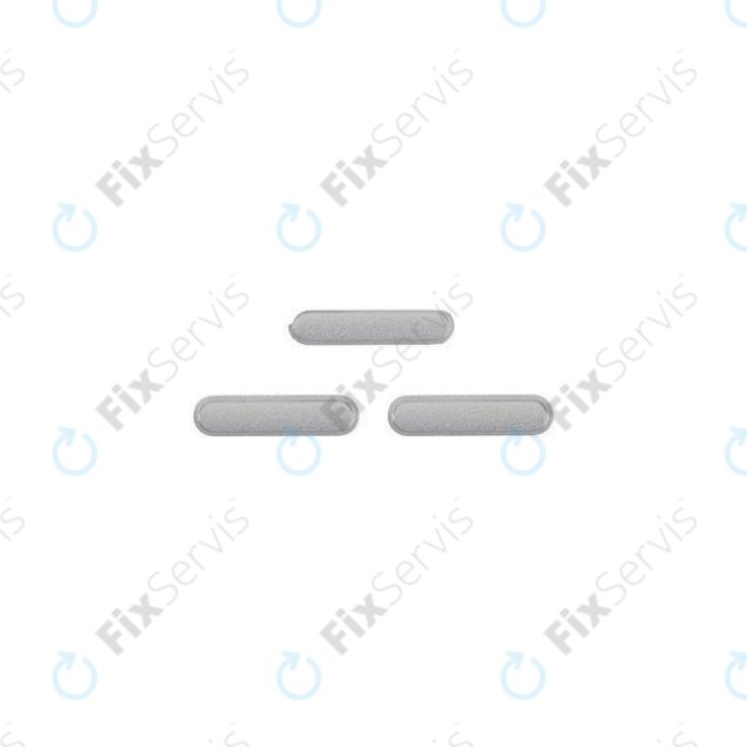 Apple iPad Air 2 - Bočné Tlačidlá (Silver)