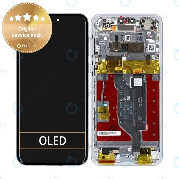 Honor Magic7 Pro - LCD Displej + Dotykové Sklo + Rám (Lunar Shadow Grey) - 0235AMRW Genuine Service Pack