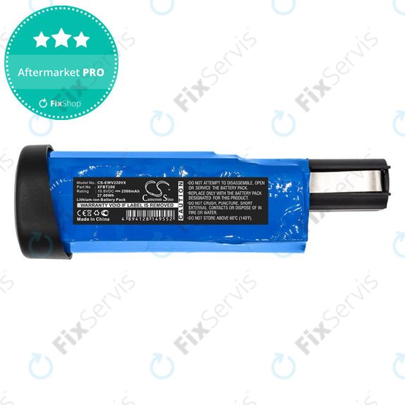 Batéria pre Shark WV200UK, WV200, WV201, WV205, WV220, Ion W1 Cord, 2500mAh, Li-Ion, 10.8V, XFBT200, HQ