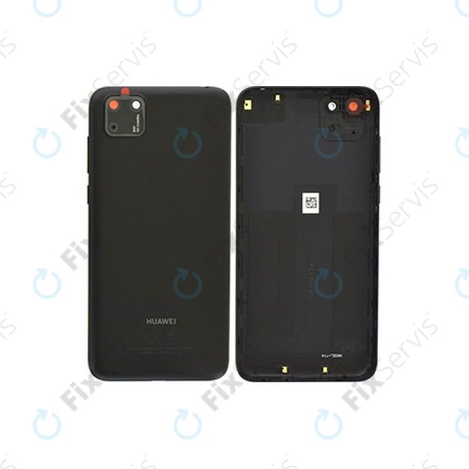 Huawei Y5p - Batériový Kryt + Sklíčko Zadnej Kamery (Midnight Gray) - 97070XVD Genuine Service Pack