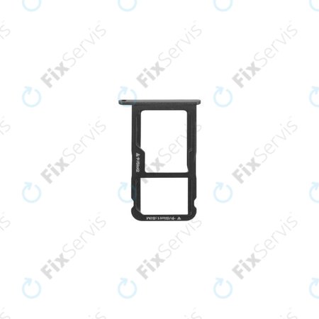 Huawei P8 Lite ALE-L21, P9 Lite (2017) PRA-L21 - SIM Slot (Black) - 51661CYH Genuine Service Pack