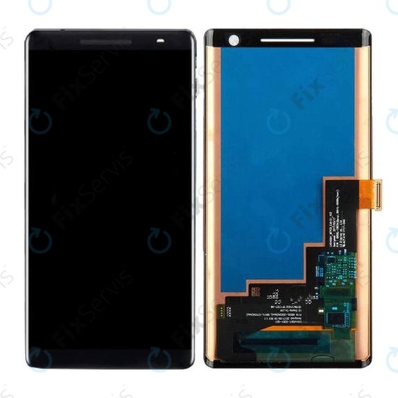 Nokia 8 Sirocco - LCD Displej + Dotykové Sklo (Čierna)