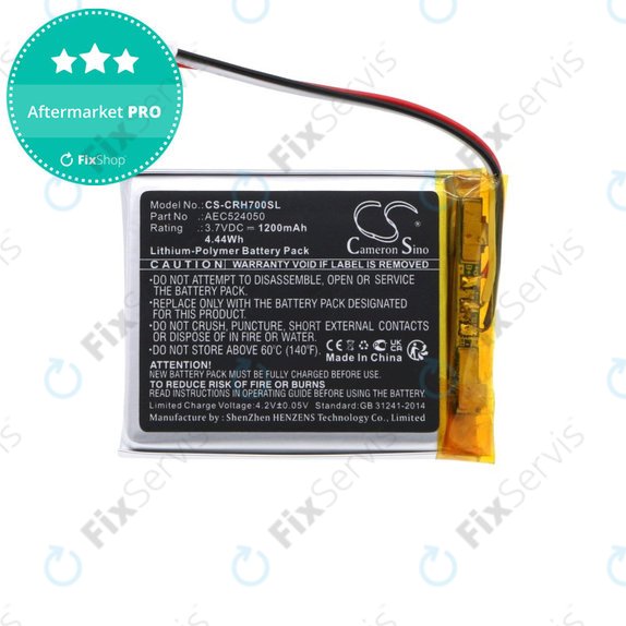 Batéria pre Corsair HS75 XB, HS70 SE Void Pro RGB, HS70SE, 1200mAh, Li-Pol, 3.7V, AEC524050, HQ