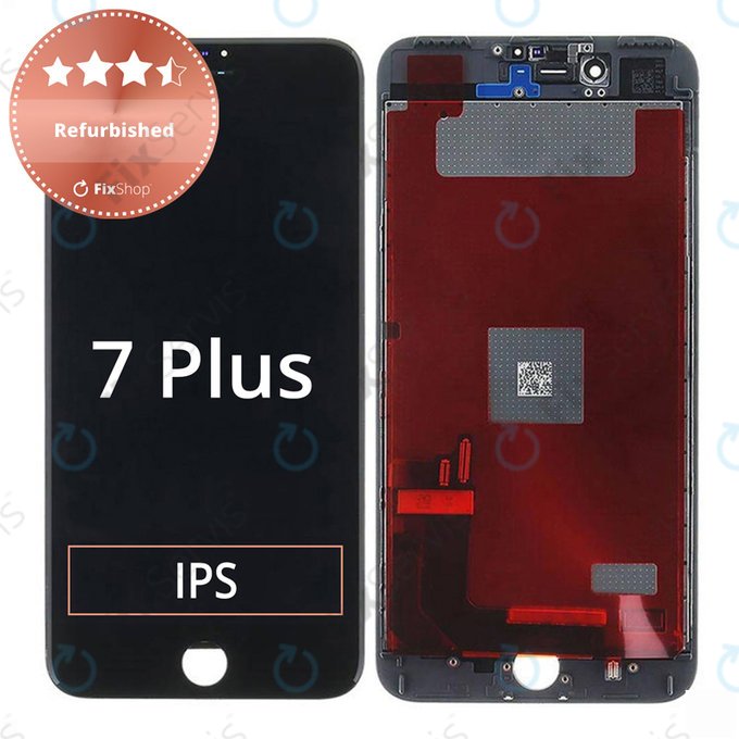 Apple iPhone 7 Plus - LCD Displej + Dotykové Sklo + Rám (Black) Refurbished