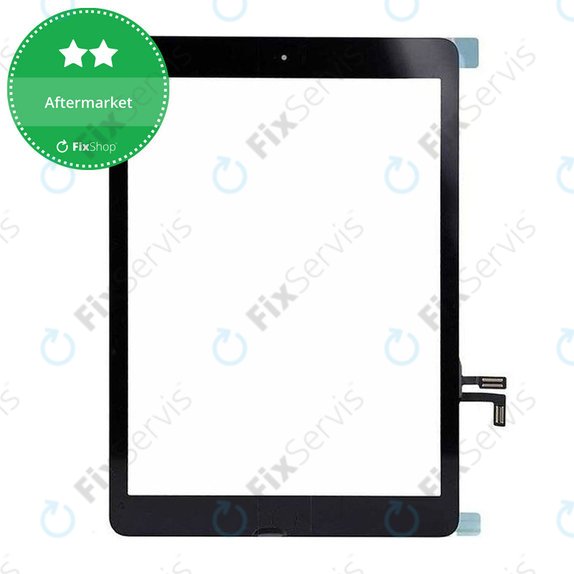 Dotykové sklo s tlačidlom domov pre iPad Air, Black