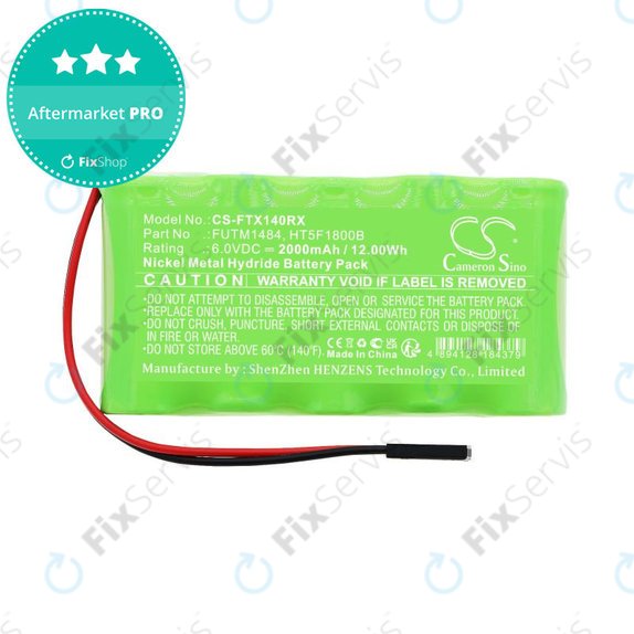Batéria pre Futaba 14SG, 4PKS, 2000mAh, Ni-MH, 6V, FUTM1484, HQ
