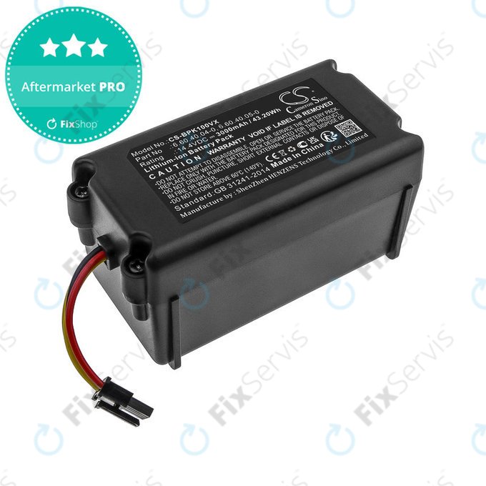 Batéria pre Sencor SRV 9250, SRV 8250, SRV 6250, SRV 4250, Blaupunkt XSMART, SRX 1002, Li-ion, 14.4V, 3000mAh, HQ